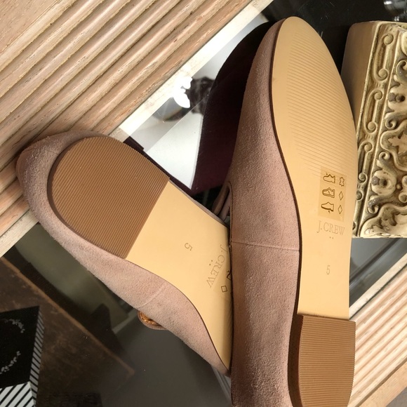J.Crew Tan Suede Smoking Shoe - Picture 6 of 9